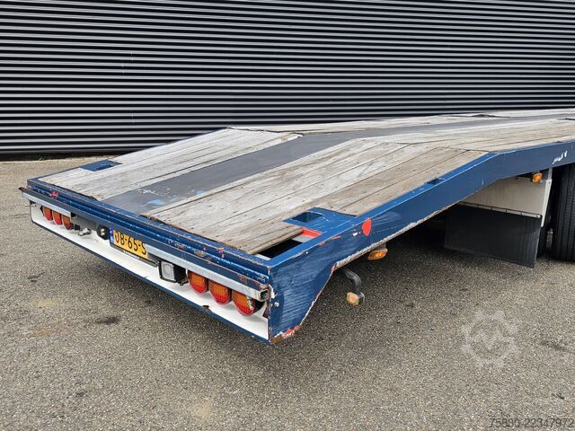 Low loader Draco SEMI TRAILER / EXTENDABLE / 2 X STEERING AXLE