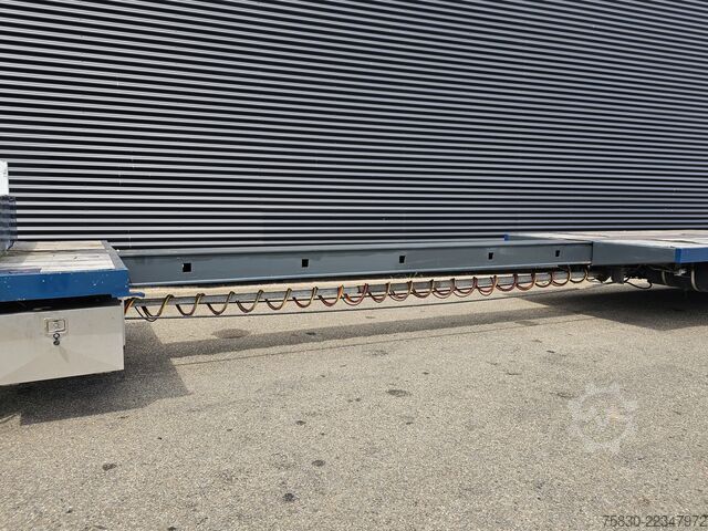 Low loader Draco SEMI TRAILER / EXTENDABLE / 2 X STEERING AXLE