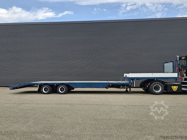 Low loader Draco SEMI TRAILER / EXTENDABLE / 2 X STEERING AXLE