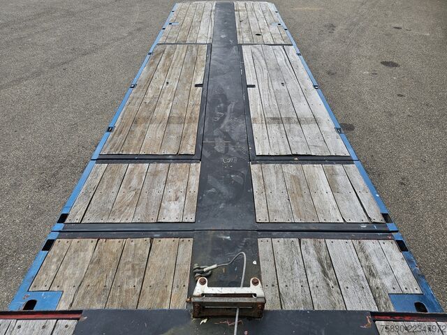 Low loader Draco SEMI TRAILER / EXTENDABLE / 2 X STEERING AXLE