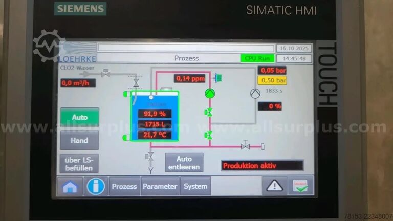 Sterile Water Unit Jürgen Loehrke CDES ClO2 Unit