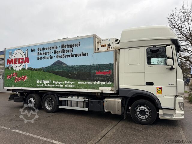 Refrigerated/frozen transport DAF XF 106.450 FLEISCHKOFFER, 6x2, Rohrbahnen, E6D