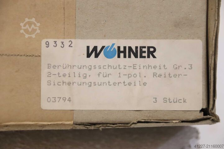 Berührungsschutz 3 Set wöhner NH Gr.3  630 A