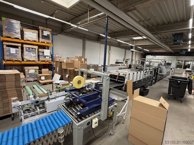 Faltschachtelklebemaschine Heidelberg Diana Smart 115