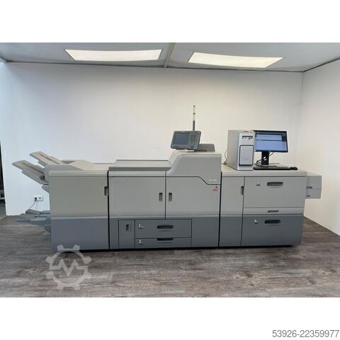 Digital print machine Ricoh Pro C7100X incl. Booklet Finisher, Paperdeck
