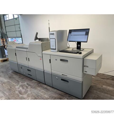 Digital print machine Ricoh Pro C7100X incl. Booklet Finisher, Paperdeck