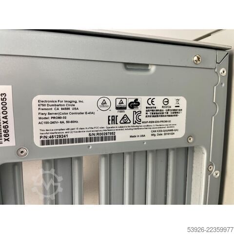 Digital print machine Ricoh Pro C7100X incl. Booklet Finisher, Paperdeck
