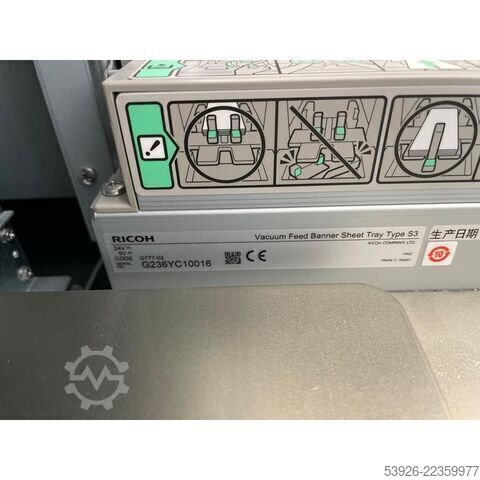 Digital print machine Ricoh Pro C7100X incl. Booklet Finisher, Paperdeck