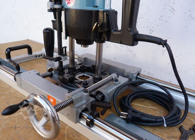 Stair stringer milling machine stair milling machine SCHEER m Lieferung n D und in EU TW 4-2 mit Oberfräse HM 18 TOP ZUSTAND