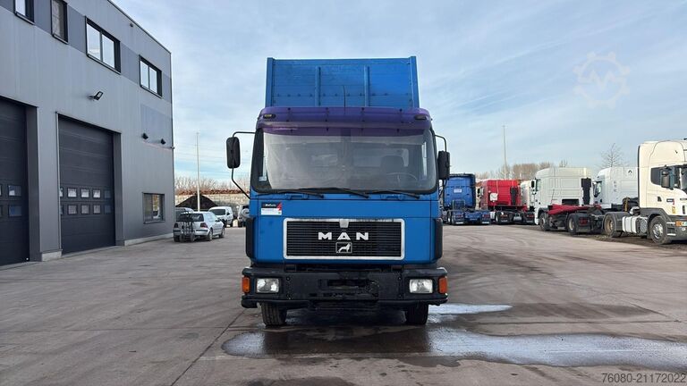 3-Seiten-Kipper MAN 17.232 (6 CYLINDER / MANUAL PUMP / PÖMPE MANUELLE)