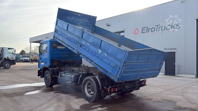 3-Seiten-Kipper MAN 17.232 (6 CYLINDER / MANUAL PUMP / PÖMPE MANUELLE)