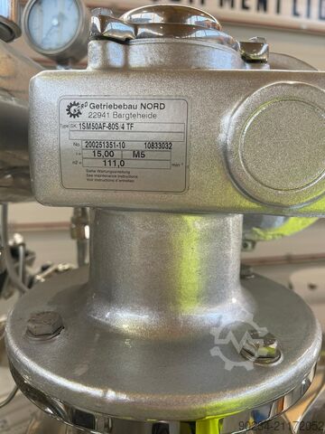 25-Liter Becomix Modell RW30CD Edelstahl-Prozessbehälter BECOMIX RW30CD