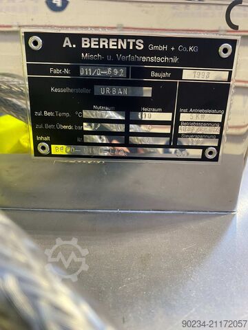 5-Liter A. Berents Becomix MiniLab Homogenisierungs-Mischer BECOMIX Beco Mini Lab