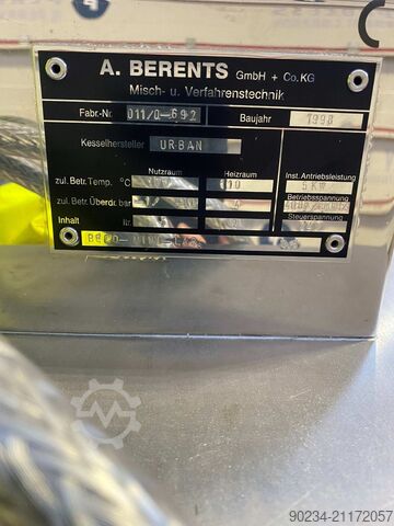 5-Liter A. Berents Becomix MiniLab Homogenisierungs-Mischer BECOMIX Beco Mini Lab