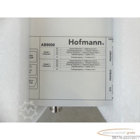 Komponente Hofmann AB 9000.1 Auswuchtsystem SN: V AC -unegbraucht-