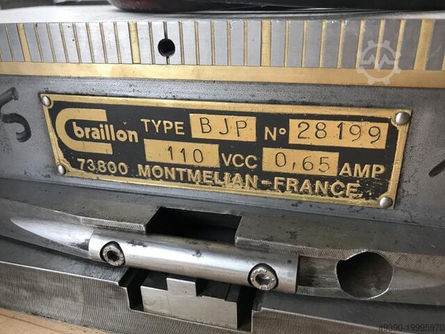 Elektro Sinus-Magnetplatte, Sinusmagnet, E-Sinus-Magnetspannplatte, Elektomagnetplatte, Sinusplatte, BRAILLON BJP