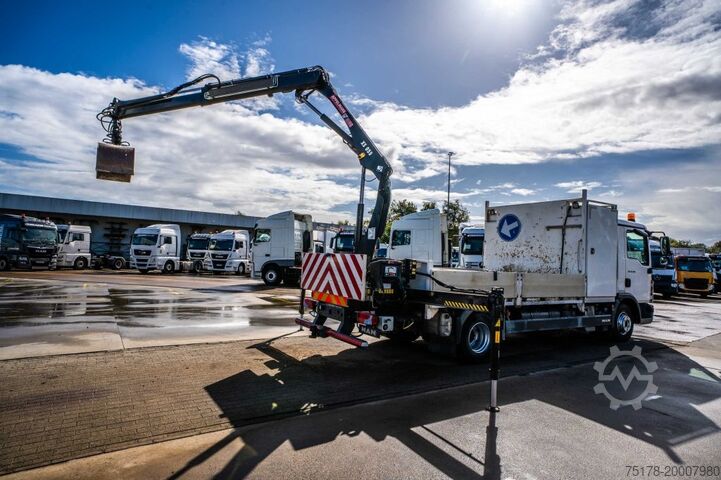 Open body MAN TGL 12.190 BL + HIAB 055 D-1 HIDUO