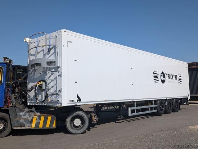 Auflieger mit Walkingfloor STAS 91 cbm, Cargofloor 10 mm, Liftachse, LENKACHSE
