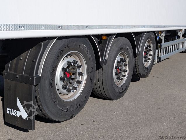 Walking floor semitrailer STAS 90 cbm, Cargofloor 10 mm, 2x Liftachse, MIETEN?
