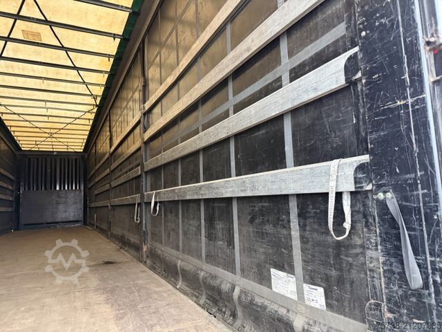 Auflieger mit Pritsche & Plane KRONE SD Megatrailer/Luft-Lift/Hubdach/Edscha/3-Achsen