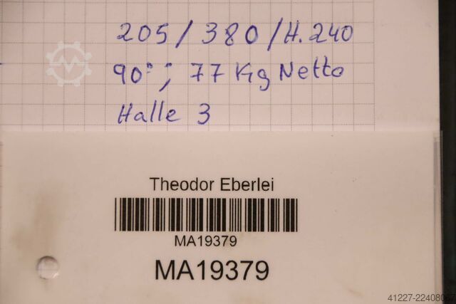 Prism block 90° 2 pieces Stahl 380/102/H240 mm