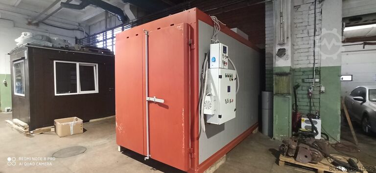 Paint finishing system Elektrinė dažymo kamera