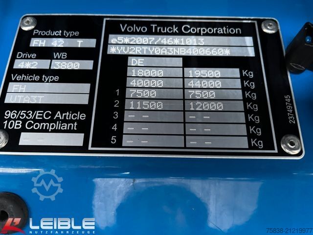 Standard tractor unit VOLVO FH 460*Globe*I-Save*I-Park Cool*275 TKM*VEB+*ACC