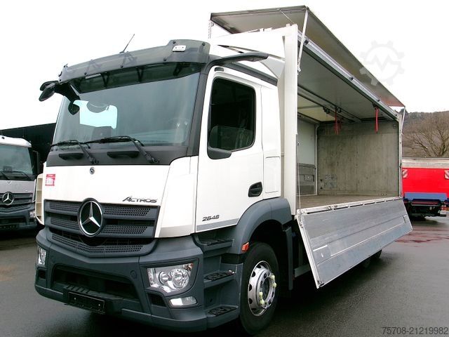 LKW mit Getränkeaufbau MERCEDES-BENZ 2646 Actros*7,7 m Schwenkwand*Lift/Lenk*LBW*Navi