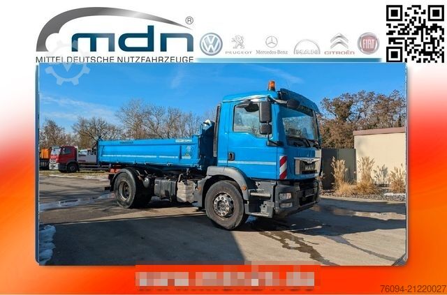 Dreiseitenkipper LKW MAN TGM 18.290 4x2 MEILLER Kipper AHK Kipphydr.