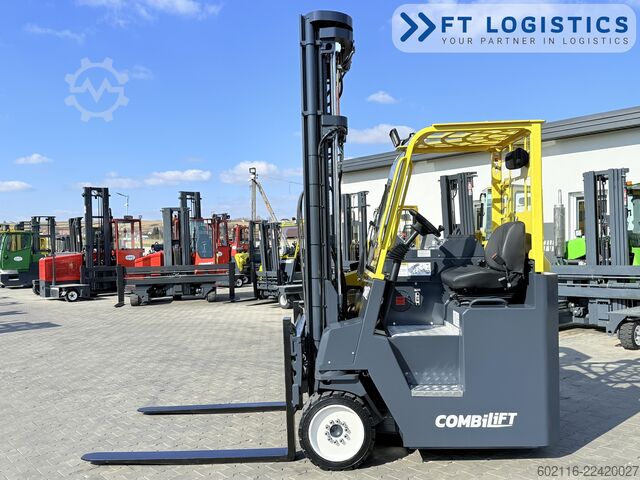 4-way forklift Combilift CB4500 GAS TRIPLEX 6400 FORK POSITIONER