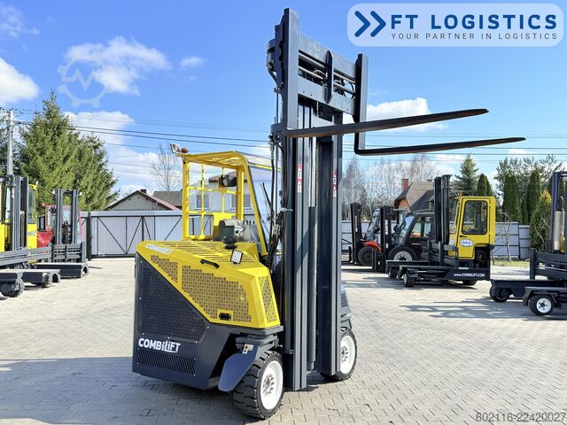 4-way forklift Combilift CB4500 GAS TRIPLEX 6400 FORK POSITIONER