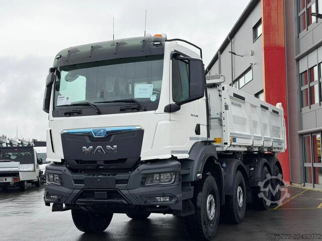 3-sided tipper MAN TGS 41.480 8x4 BB mit Meiller 3-Seitenkipper