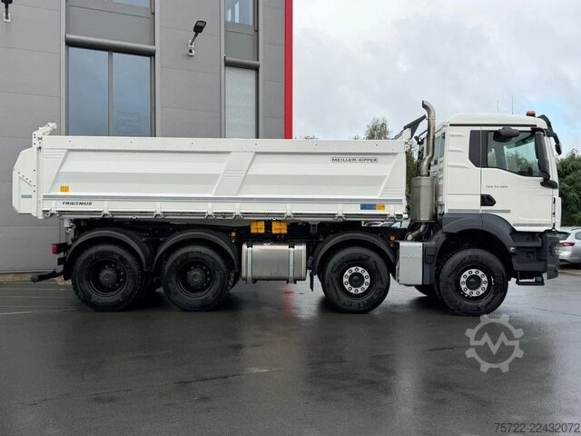 3-sided tipper MAN TGS 41.480 8x4 BB mit Meiller 3-Seitenkipper