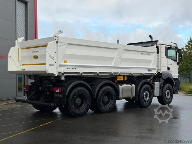 3-sided tipper MAN TGS 41.480 8x4 BB mit Meiller 3-Seitenkipper