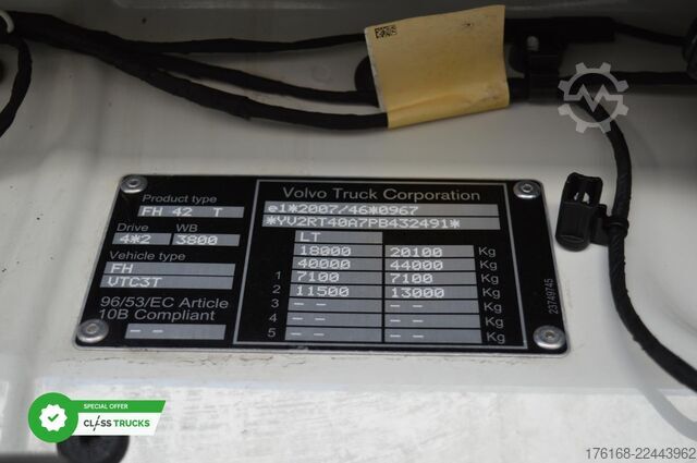 Standard tractor unit VOLVO FH 500 Globetrotter XL