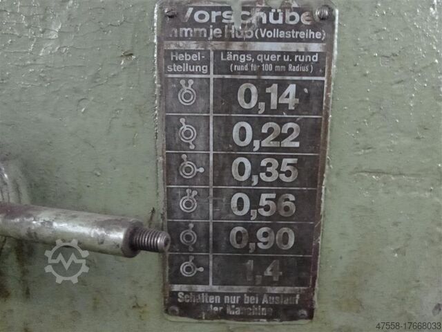 Slotting Machine - Vertical WMW MEUSELWITZ STSR400