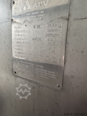 Plate heat exchanger APV N35