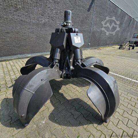 Orange peel grab Fuchs HDMS 600 Liter closed orange peel grab