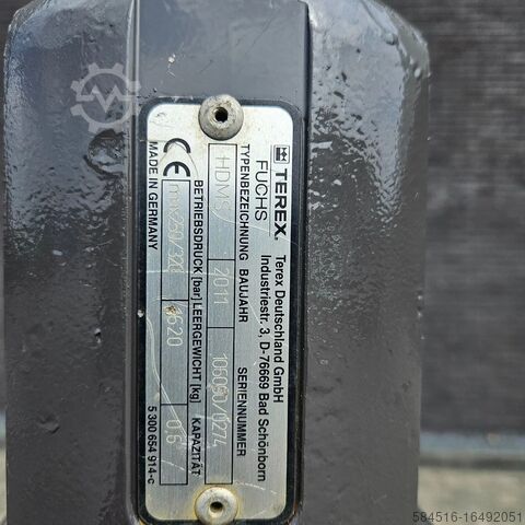 Orange peel grab Fuchs HDMS 600 Liter open orange peel grab