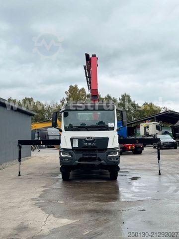 Autokran MAN TGM TG3 18.320 4x4 HMF Ladekran Pritsche