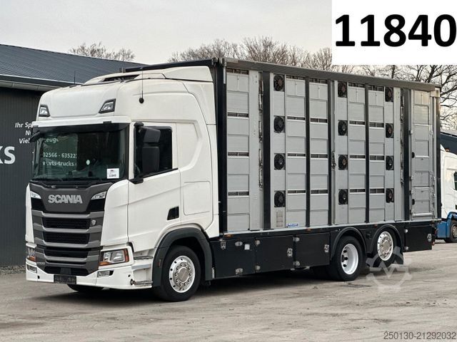 Viehtransporter LKW SCANIA R500 6x2/4 LL 4.Stock Menke Tränke Hubdach