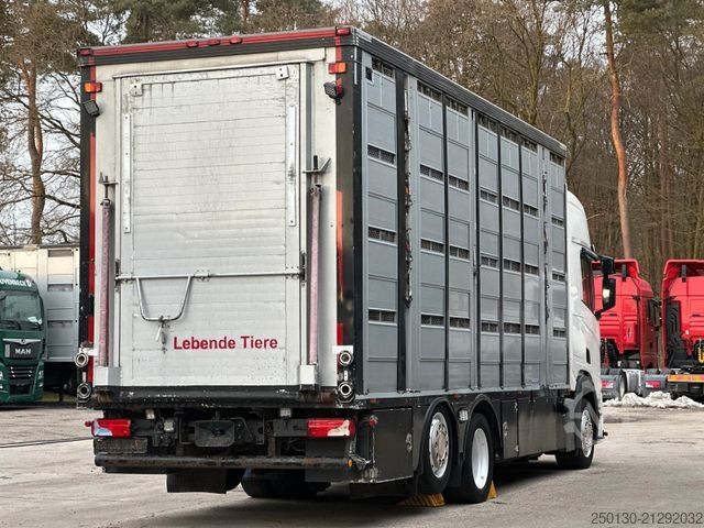 Viehtransporter LKW SCANIA R500 6x2/4 LL 4.Stock Menke Tränke Hubdach