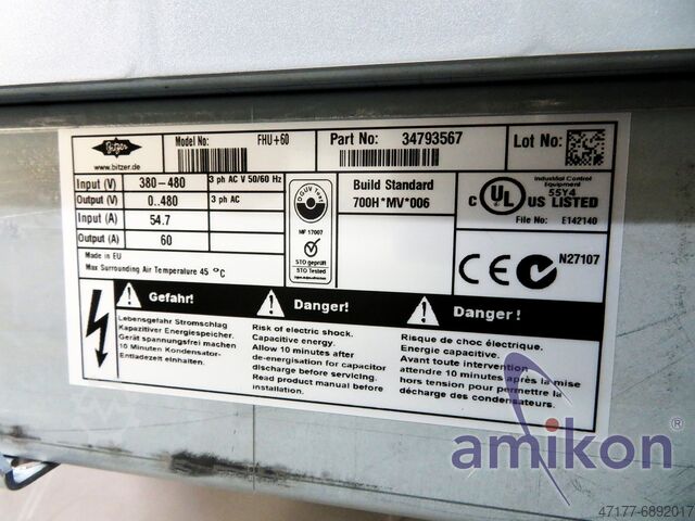 Kälteaggregat Bitzer Kälteaggregat S6F-30.2Y-40P mit RO-Anlage & Schalldämmkapsel