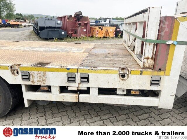 Low loader semitrailer ES-GE 5.SOU-25-50.3N, Teleskopierbar