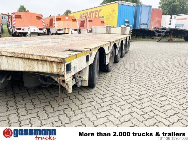 Low loader semitrailer ES-GE 5.SOU-25-50.3N, Teleskopierbar