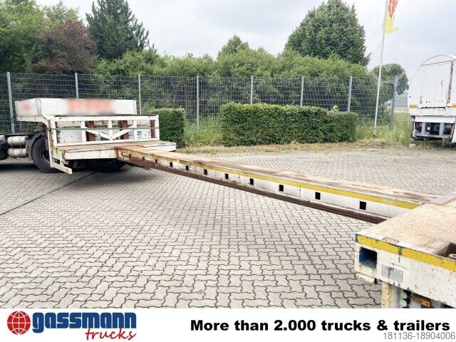 Low loader semitrailer ES-GE 5.SOU-25-50.3N, Teleskopierbar