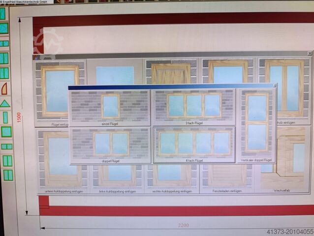 CNC-Bearbeitungszentrum Fenster u. Türen FELDER Format 4 profit H30L e-motion