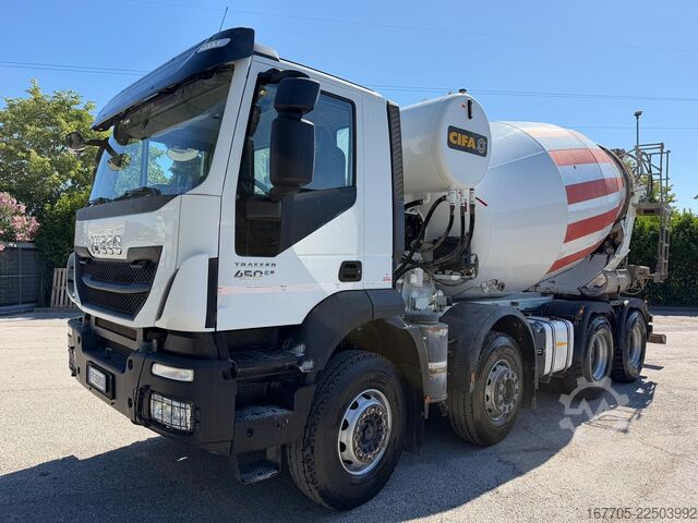 Concrete mixer truck Iveco Trakker 450
