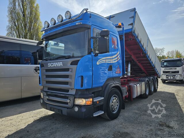 Three-sided tipper truck SCANIA R500LB8X4*4HNB Dreiseitenkipper 18cubic