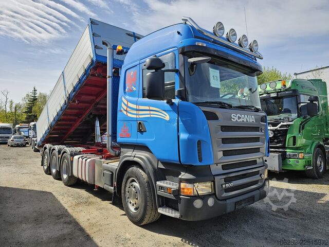 Three-sided tipper truck SCANIA R500LB8X4*4HNB Dreiseitenkipper 18cubic